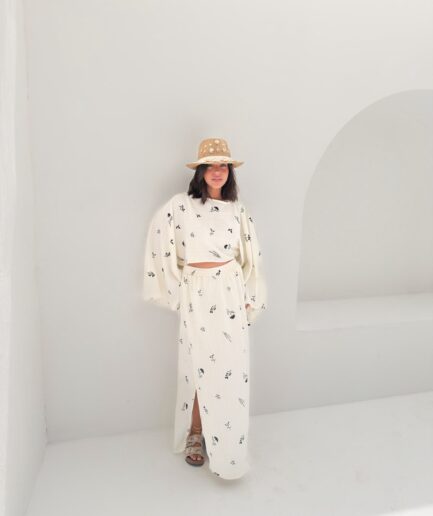FLEUR SKIRT SET – Ivory